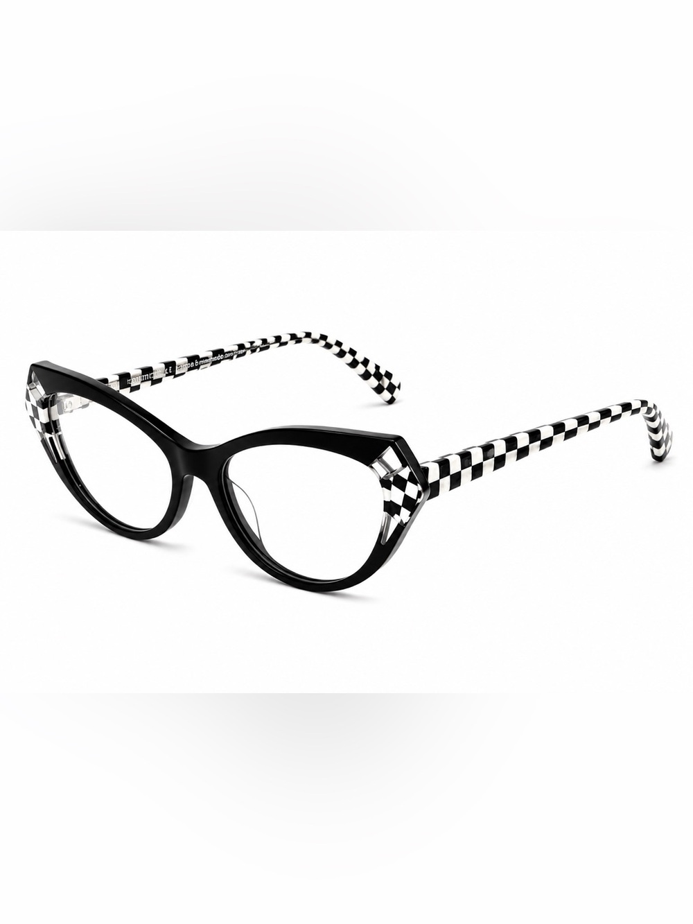 Alain Mikli A03108 Cat-Eye Women's Glasses -NOIR MIKLI/CRYSTAL/BLACK